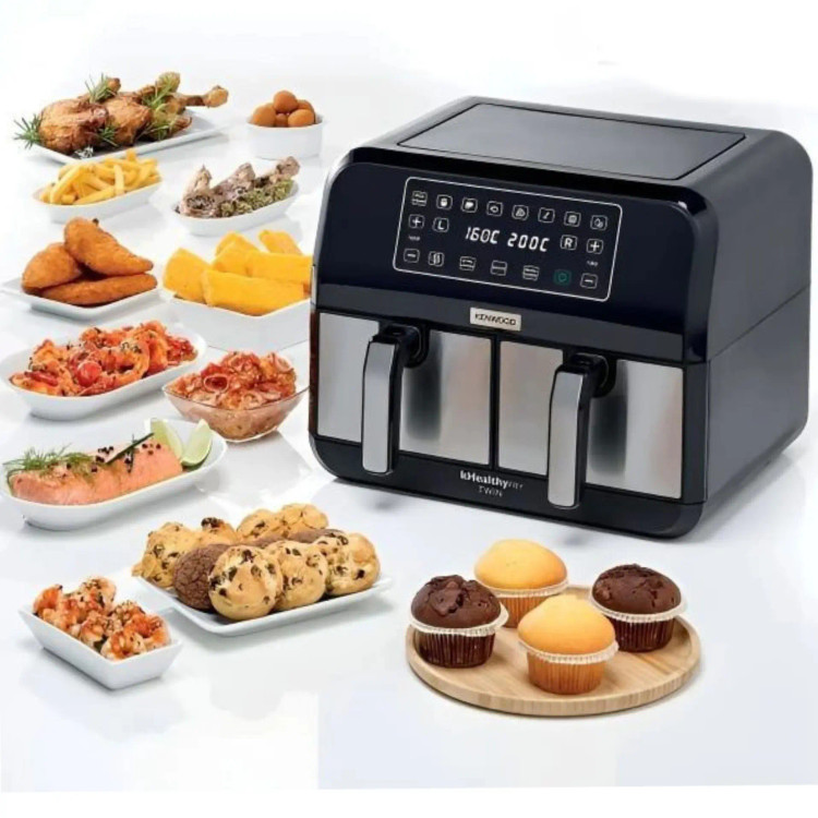 سرخ کن بدون روغن کنوود مدل HFM75 دوقلو