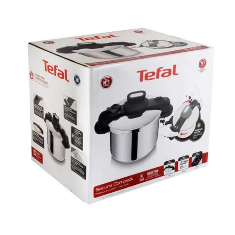 زودپز تفال مدل Secure compact گنجایش 8 لیتر