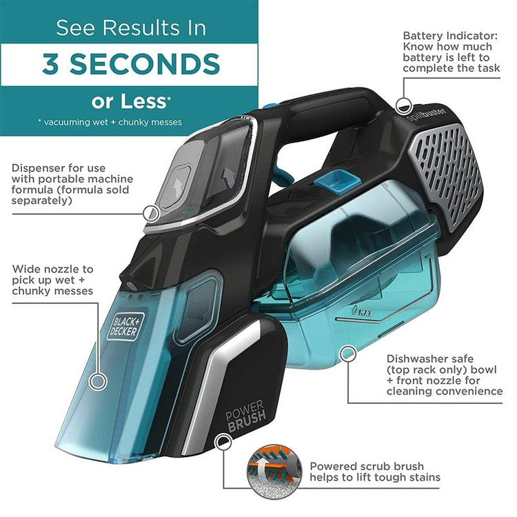 فرش شوی و مبل شوی بلک اند دکر مدل BHSB320JP