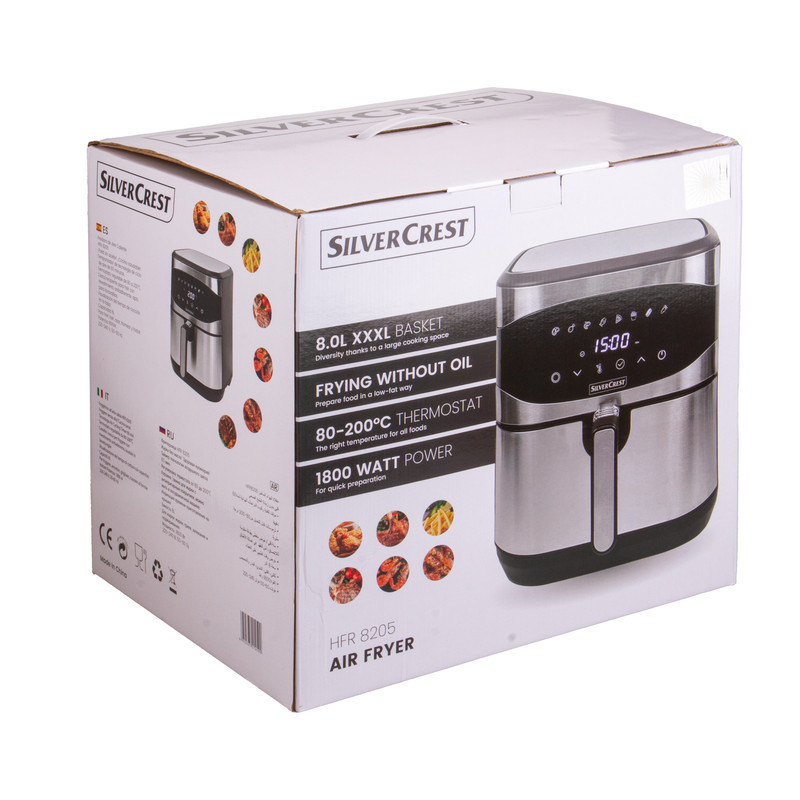 سرخ کن بدون روغن 8 لیتری سیلورکرست مدل HFR8205