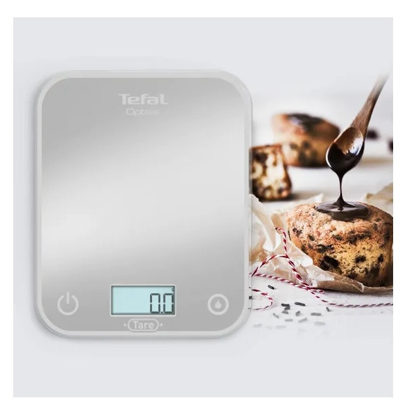 ترازو آشپزخانه دیجیتال تفال مدل BC50U4VO حداکثر ظرفیت قابل اندازهگیری 5 کیلوگرم با دقت اندازهگیری 0.5 گرم
