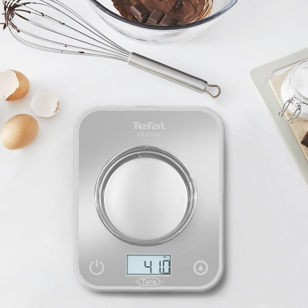 ترازو آشپزخانه دیجیتال تفال مدل BC50U4VO حداکثر ظرفیت قابل اندازهگیری 5 کیلوگرم با دقت اندازهگیری 0.5 گرم
