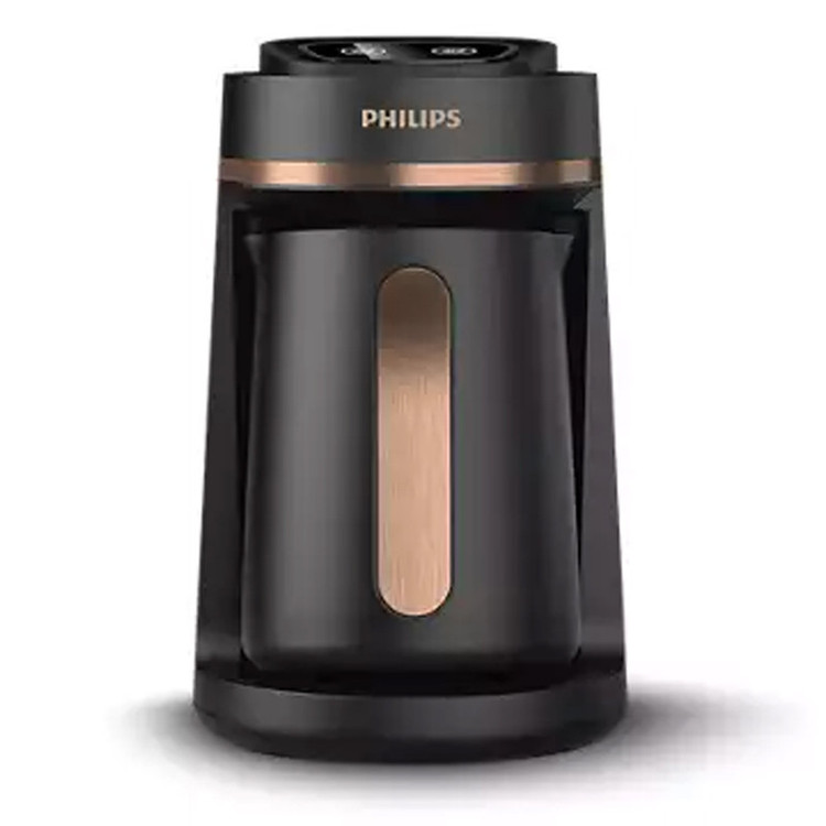 قهوهساز فیلیپس مدل HDA150/62، ظرفیت دمآوری یک فنجان، دارای صفحه گرم نگهدارنده قهوه و دکمه لمسی