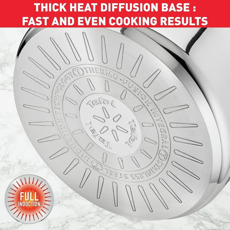 قابلمه استیل تفال مدل Intuition B8644674 سایز 24