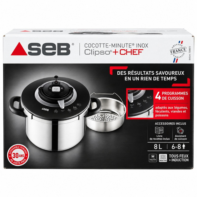 زودپز سب مدل Clipso+CHEF گنجایش 8 لیتر